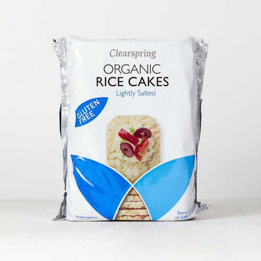 Clearspring Rice Cakes - Lightly Salted - 130G (Org)