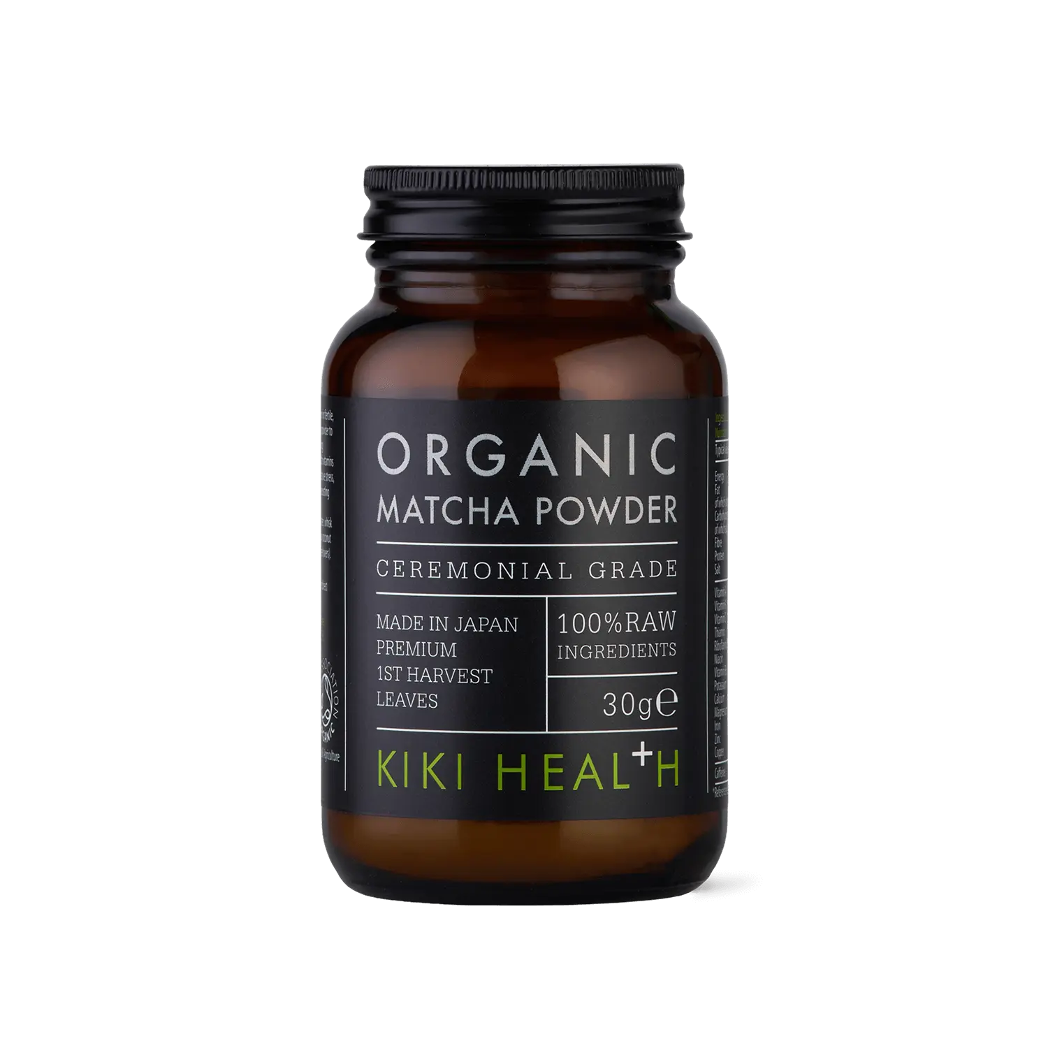 Kiki Health Matcha Powder - Ceremonial Grade - 30G (Org) – Good Food ...
