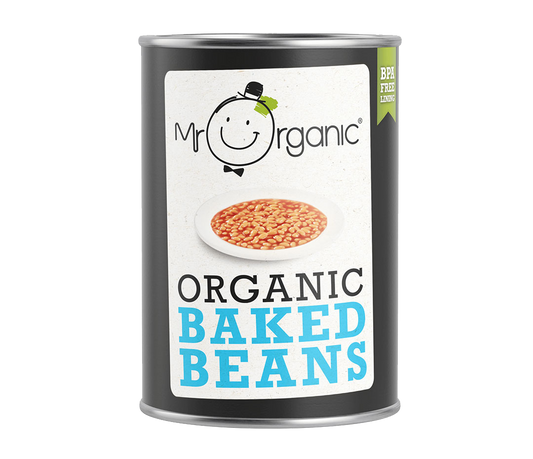 Mr Organic Baked Beans - Case of 12 x 400G