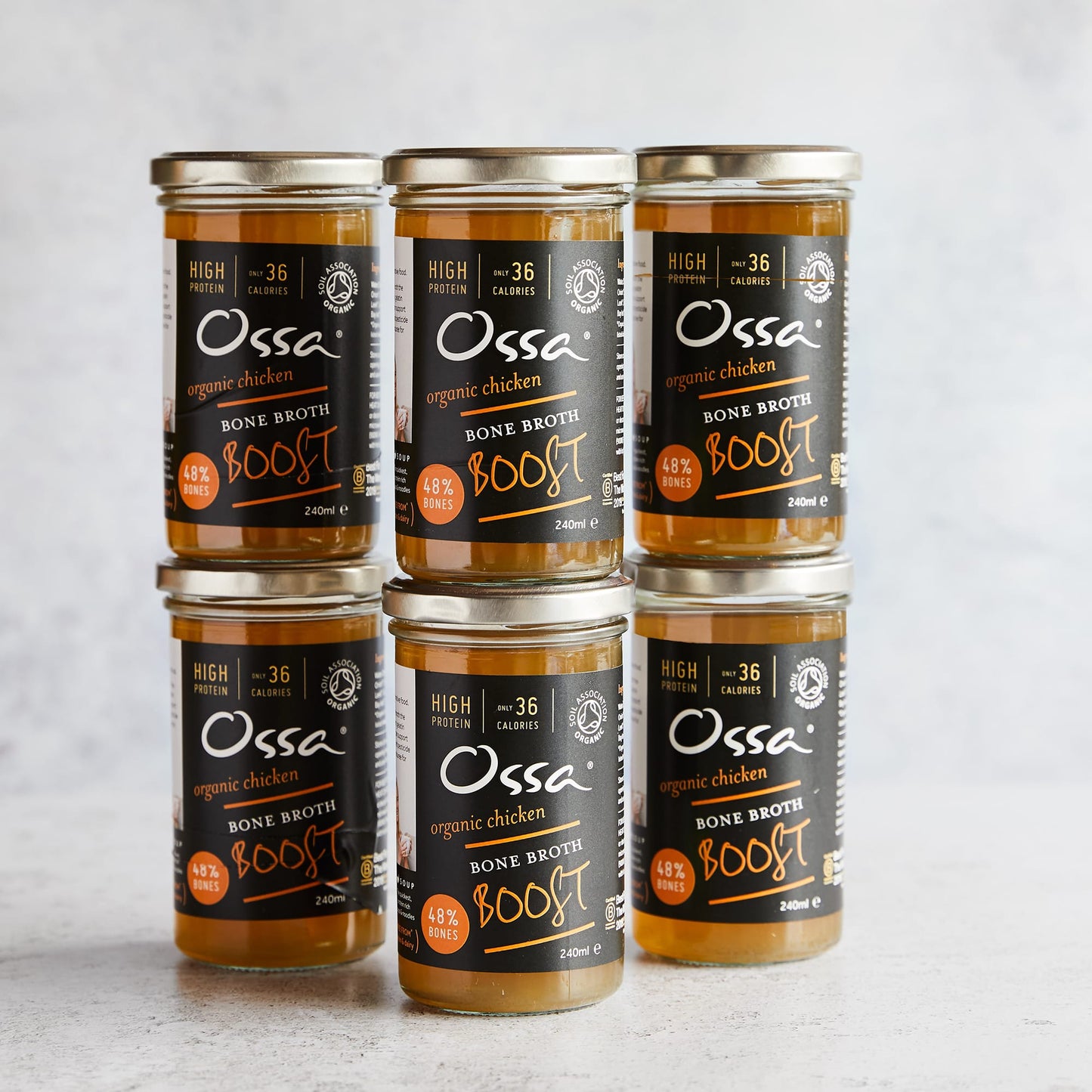 Ossa Free Range Chicken Bone Broth Boost - Case of 6 x 515ML