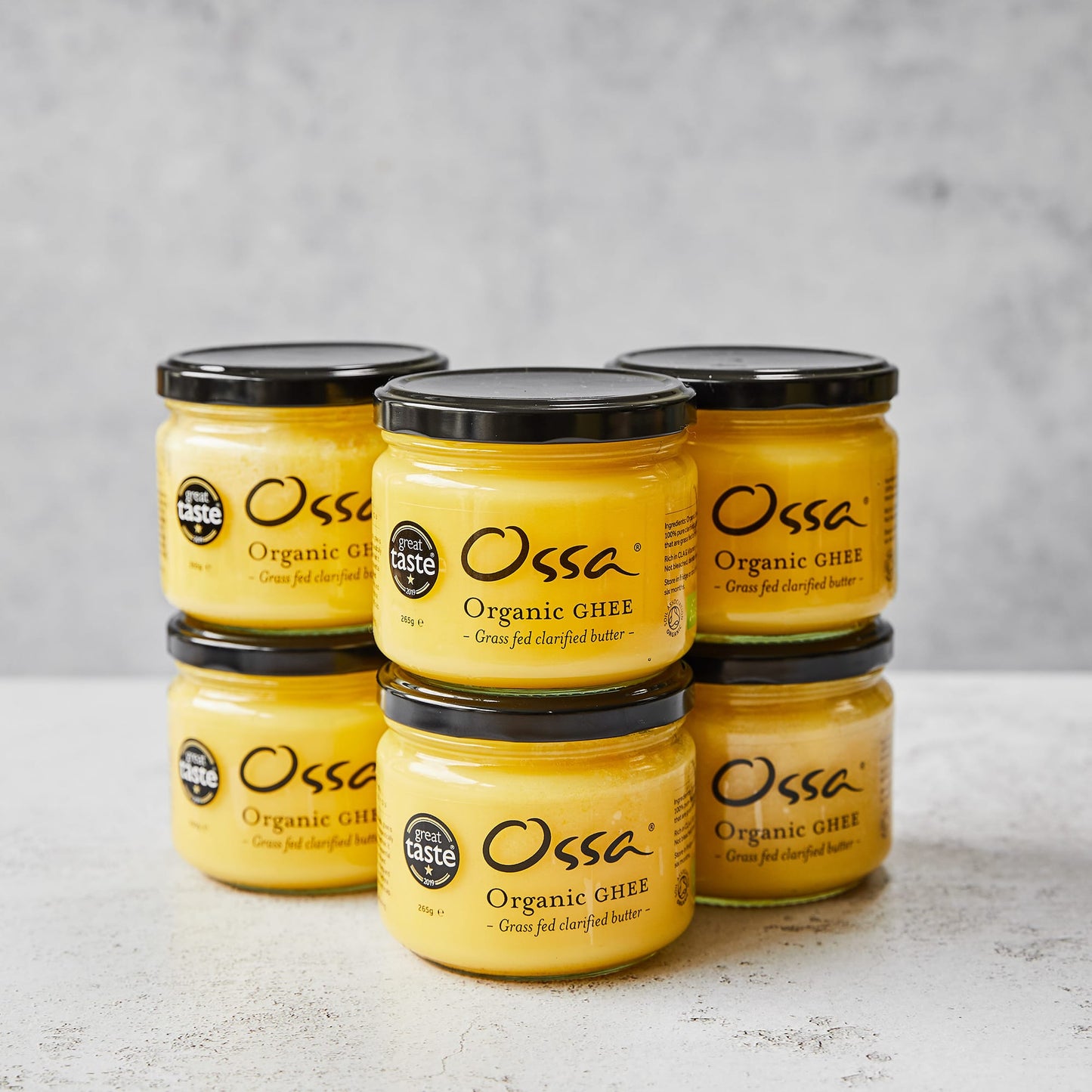Ossa Ghee - Grass Fed Clarified Butter - Case of 6 x 265G