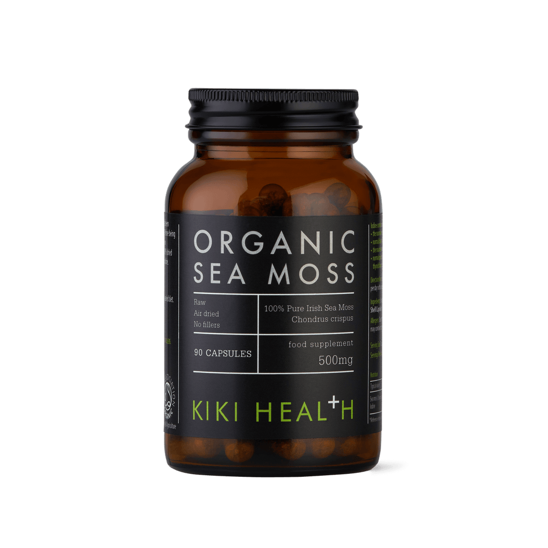 Kiki Health Irish Sea Moss - 90 Capsules - Case of 6