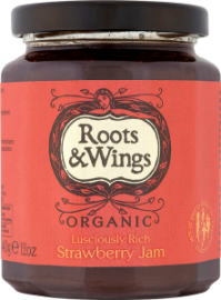 Roots & Wings Strawberry Jam - 340G (Org)