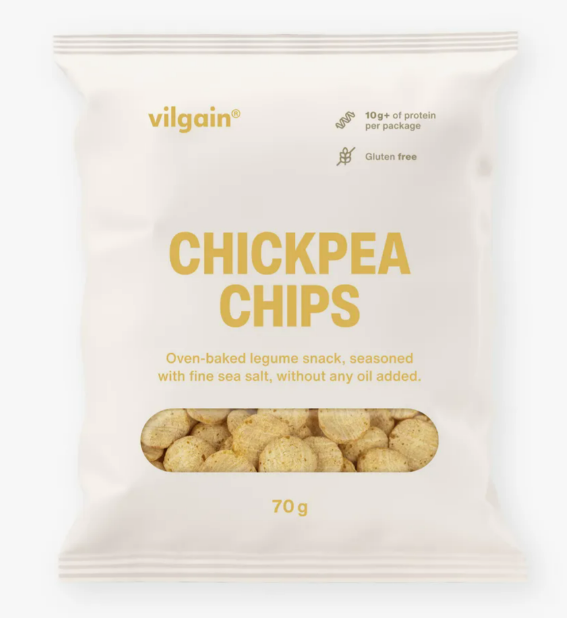 Vilgain Legume Chips - Chickpea - 70G (Org)