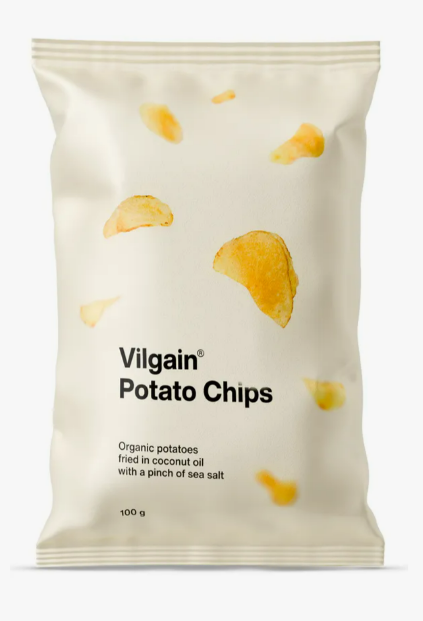 Vilgain Potato Chips - Sea Salt - 100G (Org)