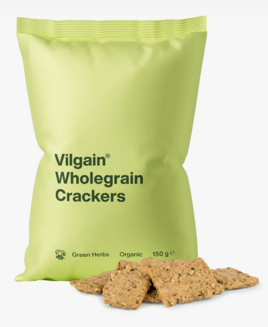 Vilgain Wholegrain Crackers - Herbs - 150G