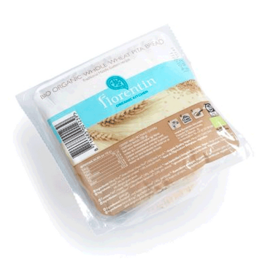 Florentin Organic Pitta Bread - Wholemeal - Pack of 4