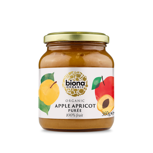Biona Apple & Apricot Puree - 360G
