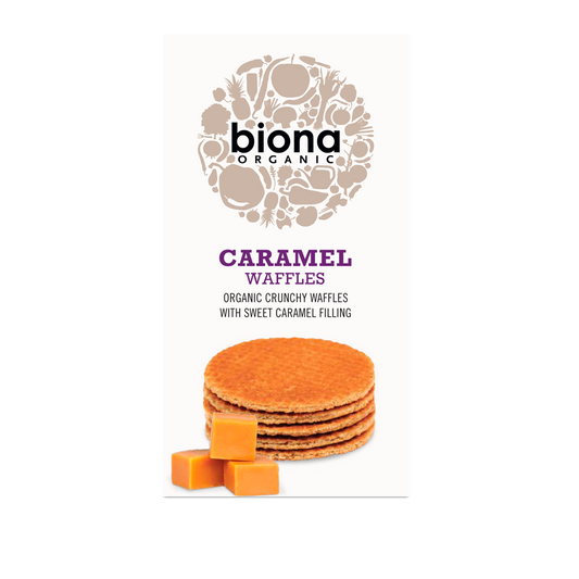 Biona Caramel Waffles - 175G