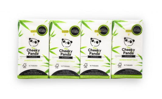 Cheeky Panda Pocket Tissues - Pack of 8