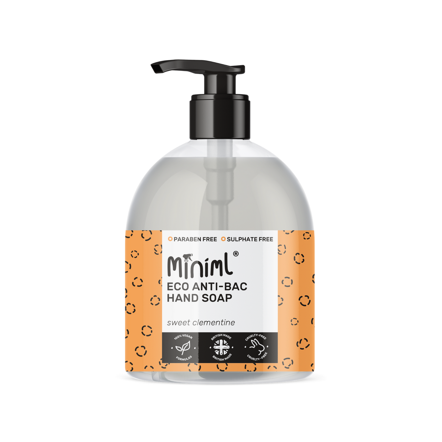 Miniml Anti-Bac Hand Soap - Sweet Clementine - 500ML
