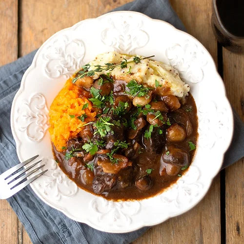 Apres Food Organic Slow Cooked Beef Bourguignon - Serves 1 (490G)