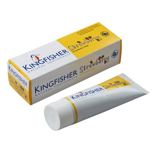 Kingfisher Fluoride Free Children's Toothpaste - Strawberry - 100ML