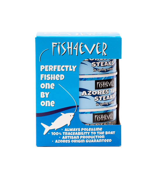 Fish4Ever Tuna Steaks in Spring Water - Pack of 3 x 160G