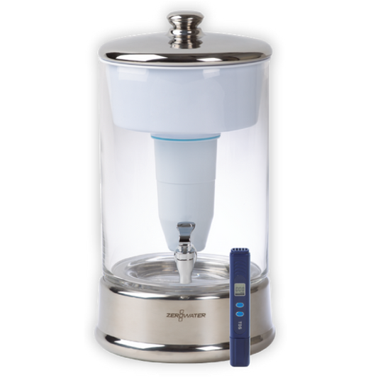 ZeroWater 40-Cup Glass Water Filter Dispenser - 9.5L
