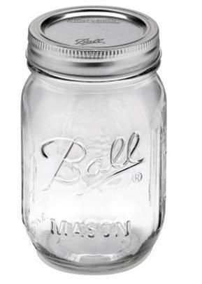 Ball Mason Preserving Jars (regular mouth) - Pack of 6 x 490ML