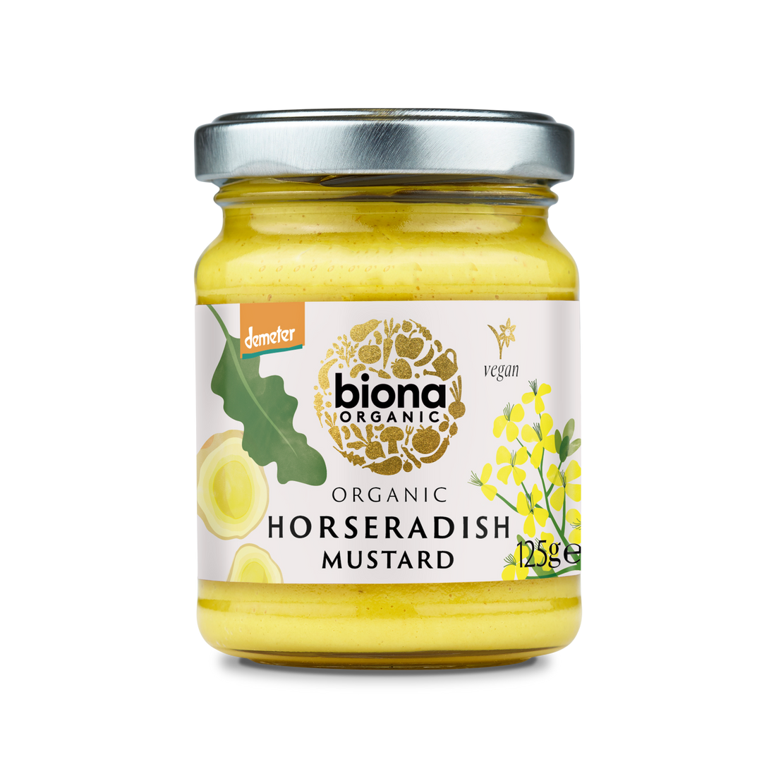 Biona Horseradish Mustard - 125G (Org)