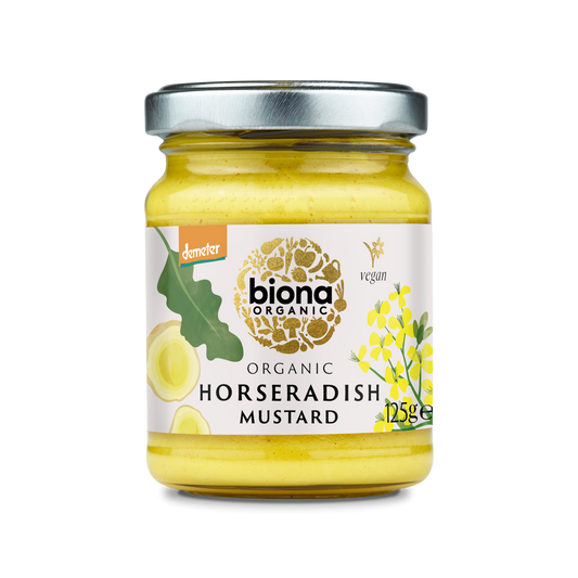 Biona Horseradish Mustard - 125G