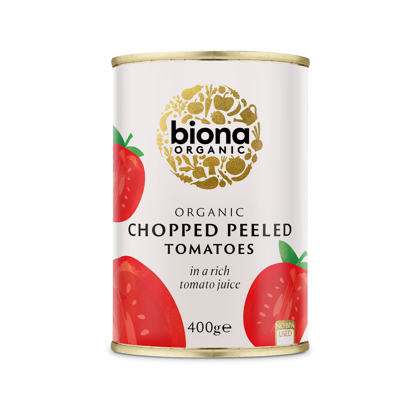 Biona Chopped Tomatoes - Case of 12 x 400G