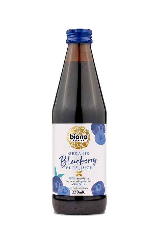 Biona Pure Blueberry Super Juice - Case of 6 x 330ML