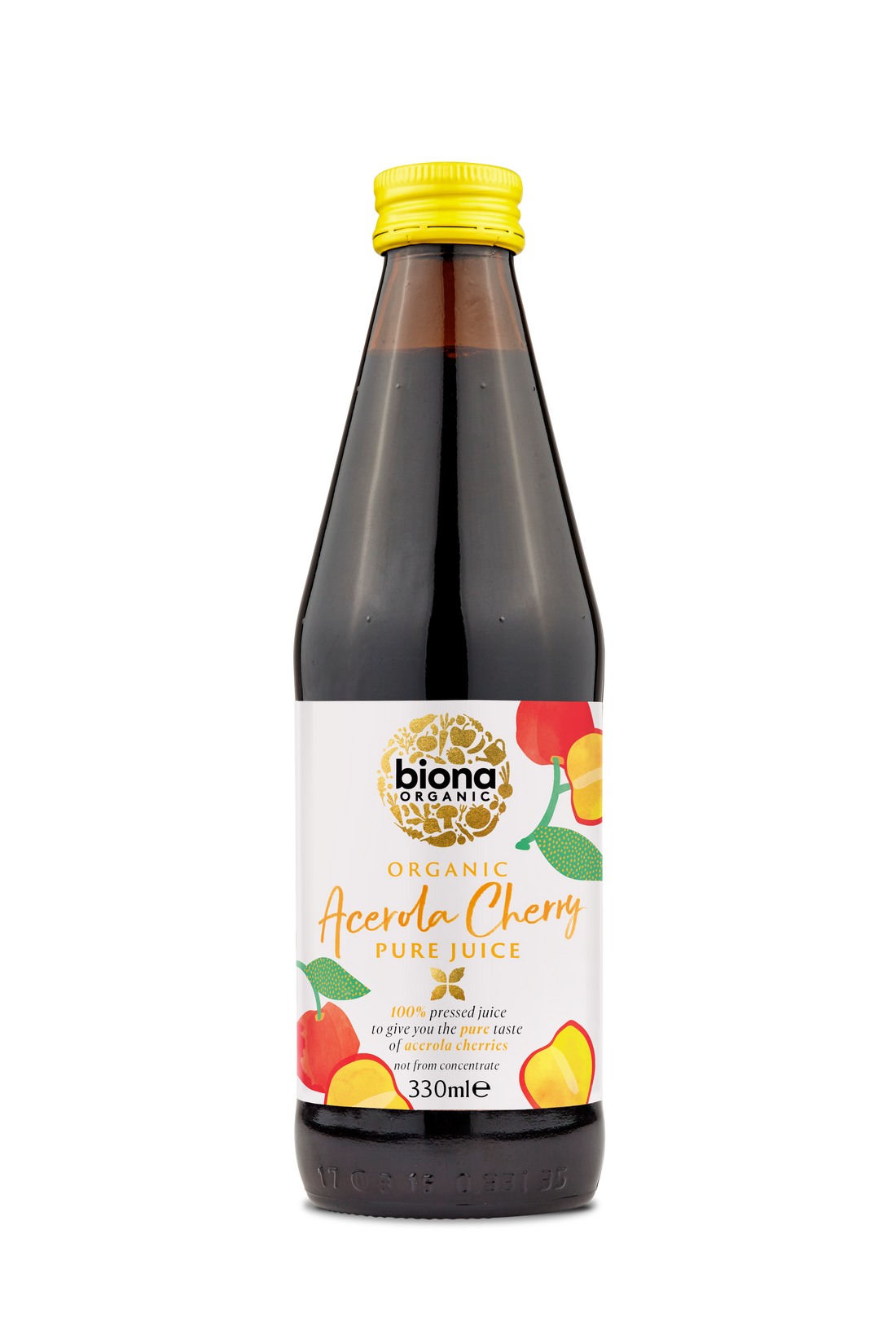 Biona Pure Acerola Cherry Super Juice - Case of 6 x 330ML
