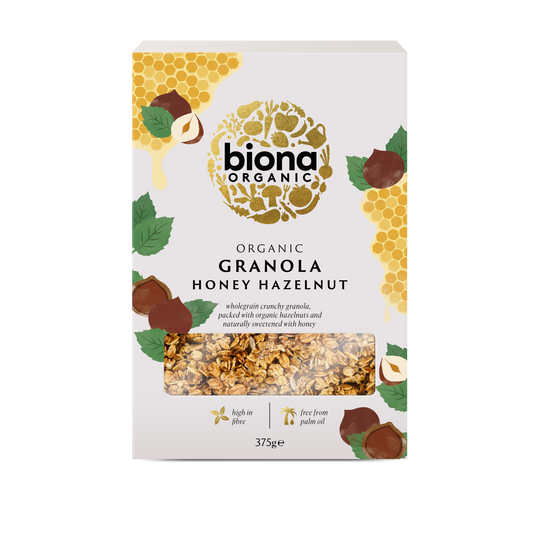 Biona Granola - Honey Hazelnut - 375G