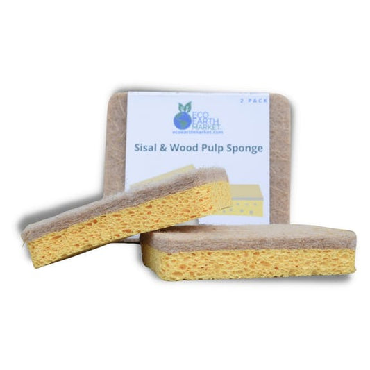 Eco Earth Market Sisal & Wood Pulp Sponge