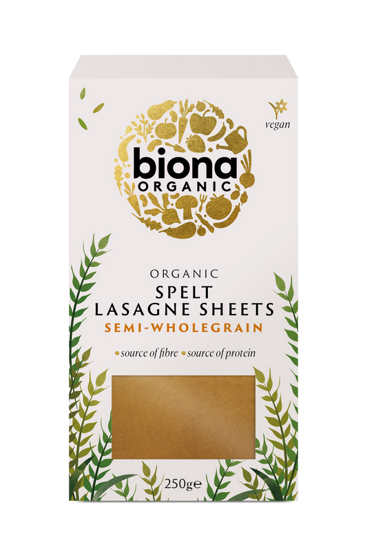Biona Spelt Lasagne Sheets (semi-wholegrain) - 250G