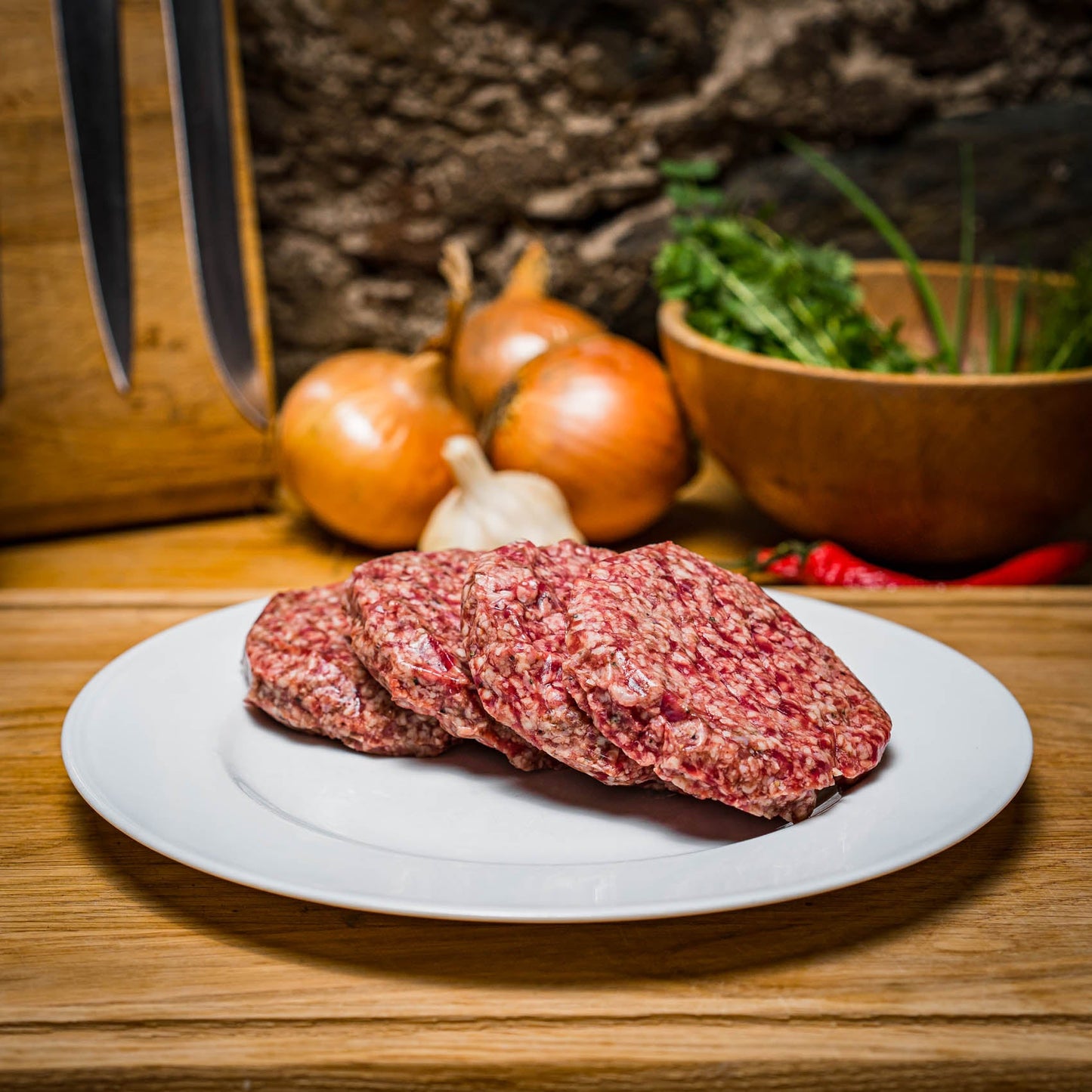Frozen Organic Aberdeen Angus Beefburger - Pack of 4 (Org)