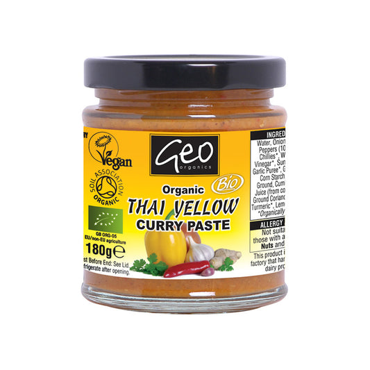 Geo Organics Thai Yellow Curry Paste - 180G