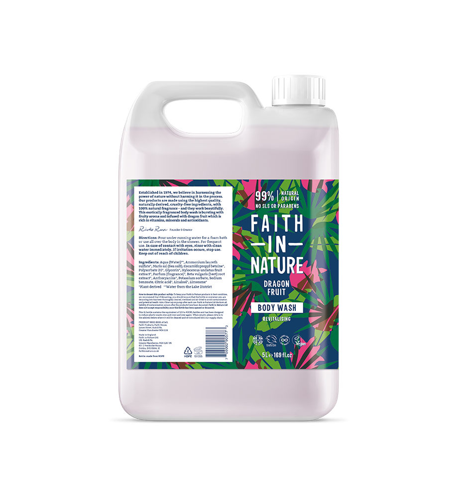 Faith in Nature Body Wash - 5L
