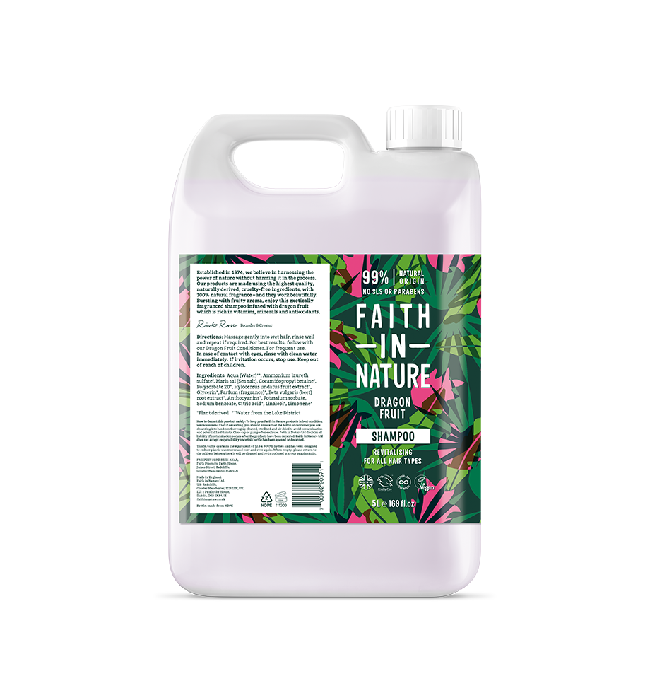 Faith in Nature Shampoo - 5L
