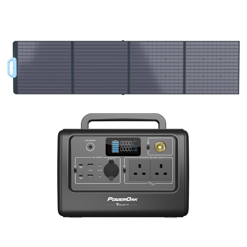 BLUETTI EB70 + PV200 Solar Generator Kit