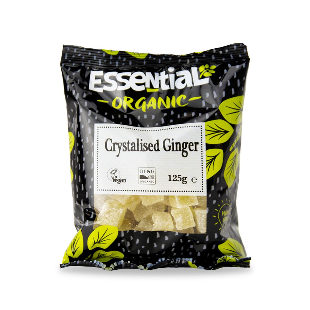 Essential Crystalised Ginger - 125G – Good Food Project