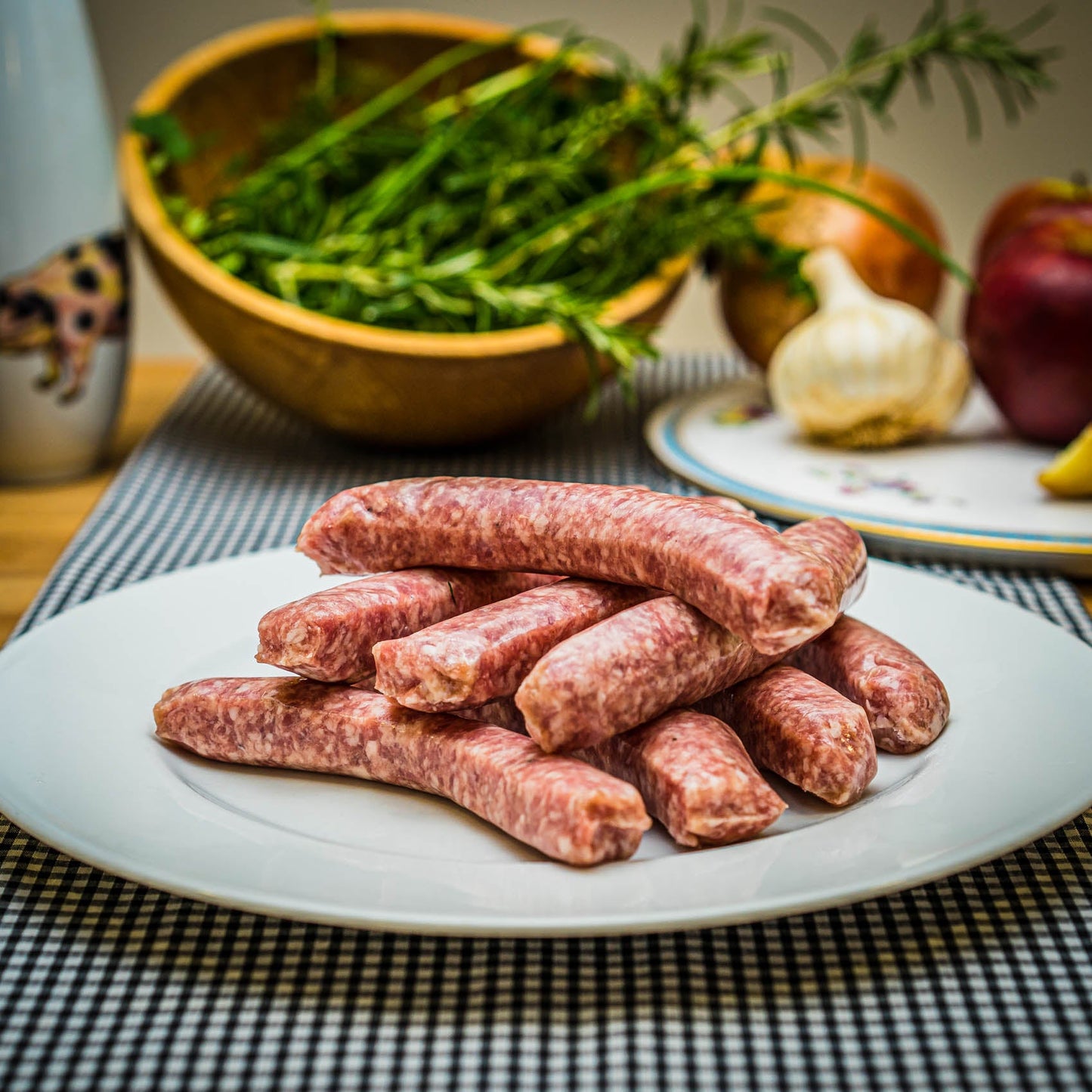 Frozen Organic Rare-Breed Pork Sausages - Pack of 8