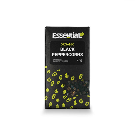 Essential Black Peppercorns - 25G
