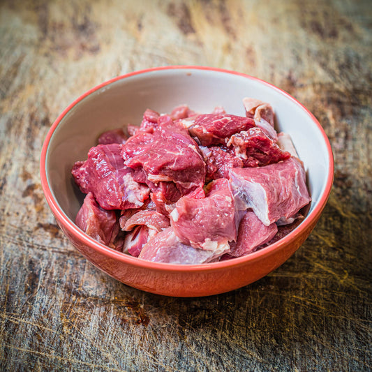 Organic Home-Bred Diced Lamb - 500G