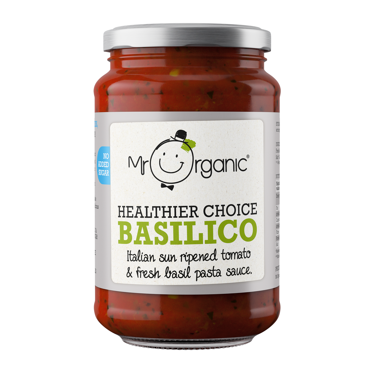 Mr Organic Basilico Pasta Sauce - Case of 6 X 350g