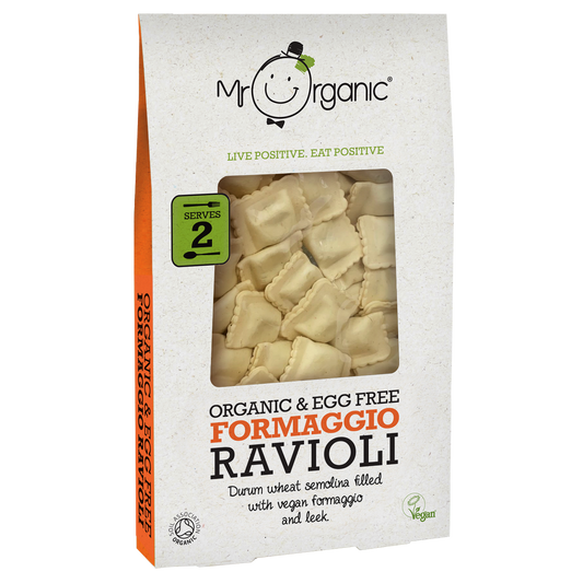 Mr Organic Formaggio Ravioli - Case of 10 X 250g