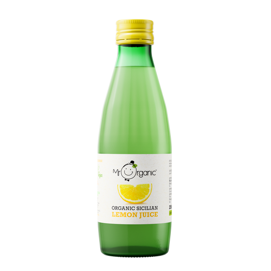 Mr Organic Sicilian Lemon Juice - Case of 12 X 250ml (Org)