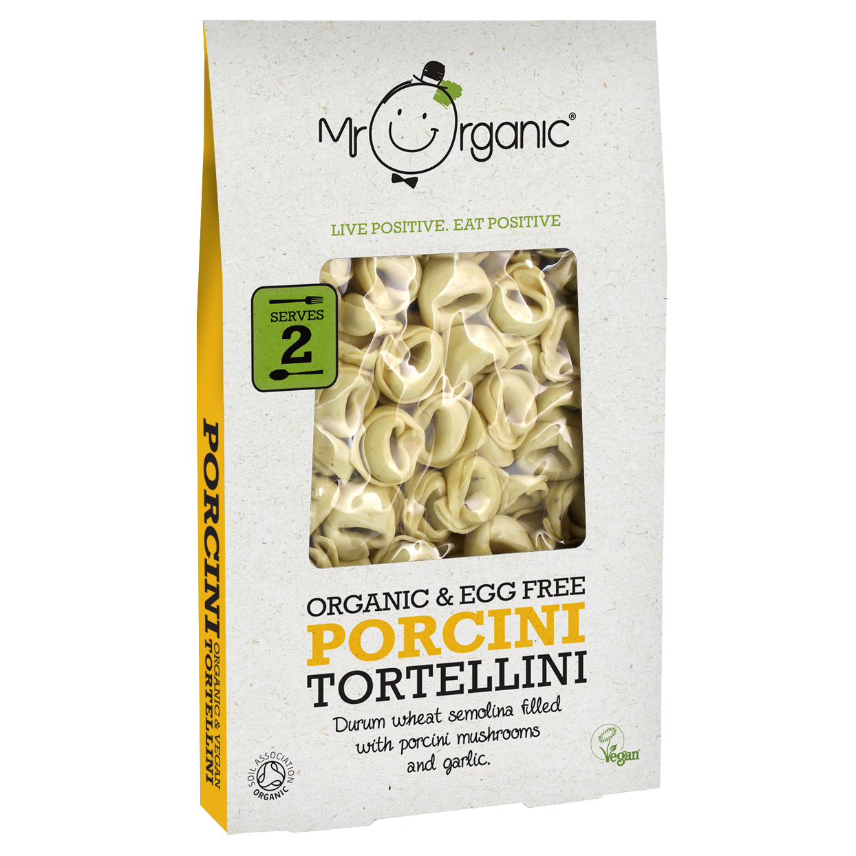 Mr Organic Tortellini with Porcini Mushrooms - Case of 10 X 250g
