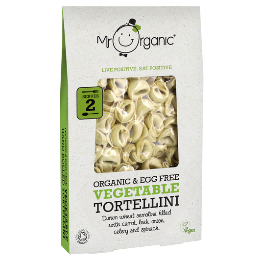 Mr Organic Tortellini with Vegetables - Case of 10 X 250g