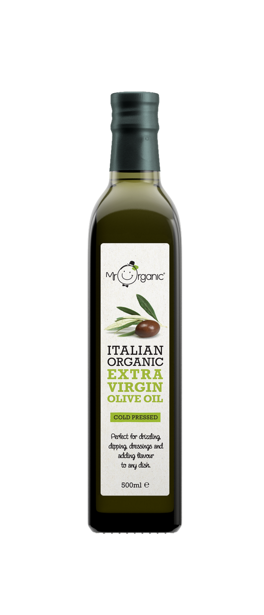 Mr Organic Extra Virgin Italian Olive Oil - Case of 6 X 500ml