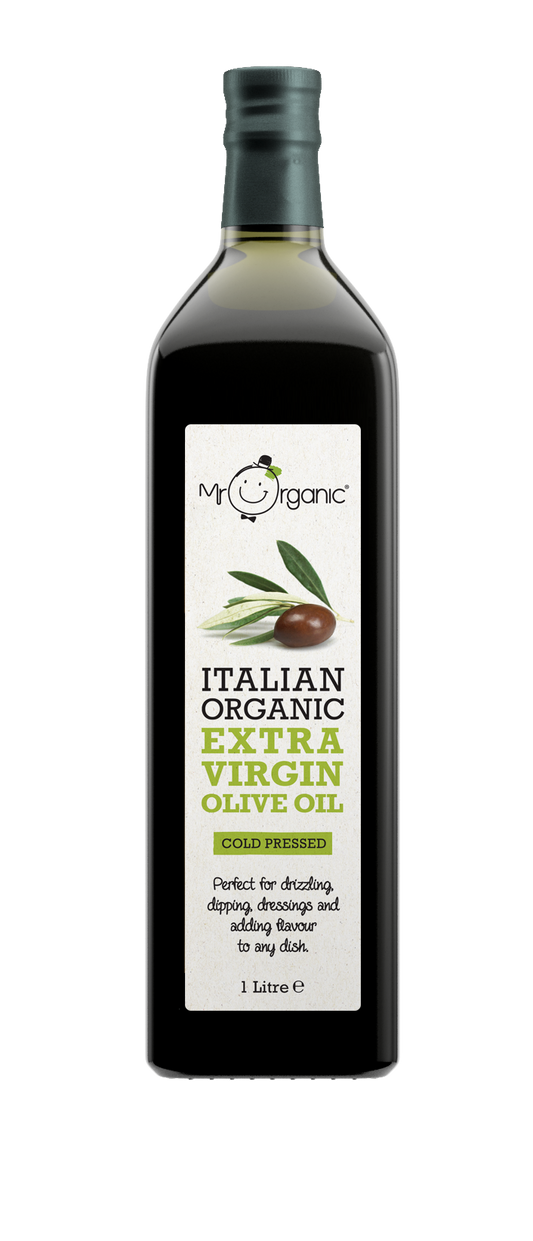 Mr Organic Extra Virgin Italian Olive Oil - Case of 12 X 1000ml