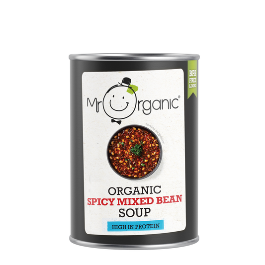 Mr Organic Spicy Mixed Bean Soup - Case of 12 X 400g