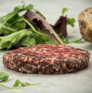 Peelham Farm Frozen Organic Beef Burgers with Garlic  (Gluten-Free) - 300G