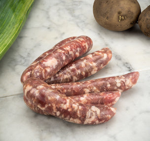 Peelham Farm Frozen Peelham Farm Pasture-For-Life Beef Sausages (Gluten-Free)