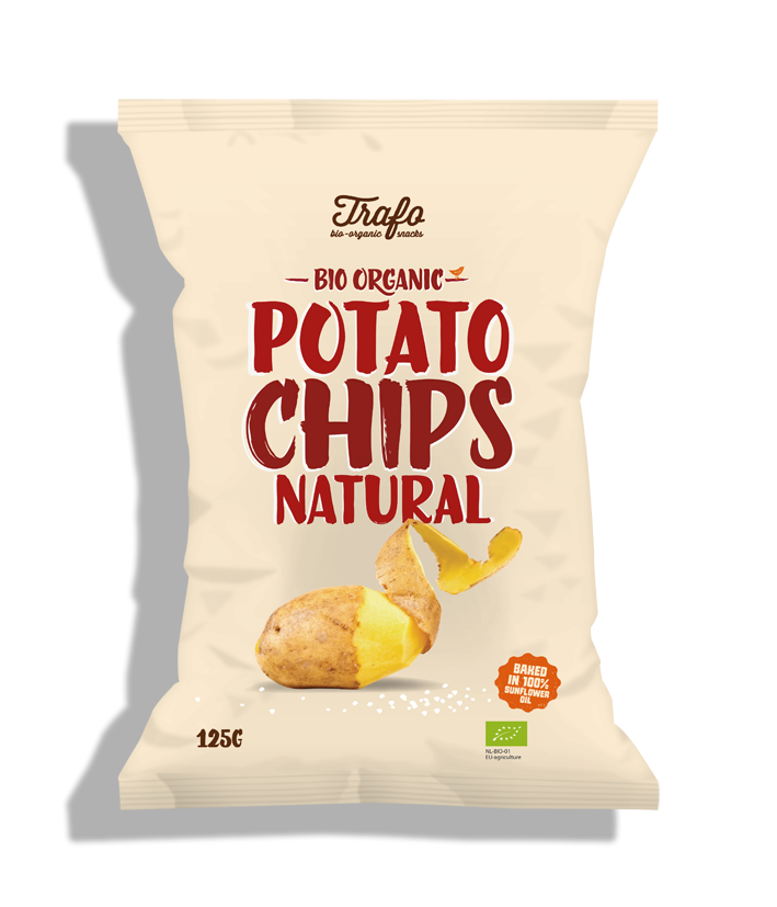 Trafo Potato Chips - Natural - 125G