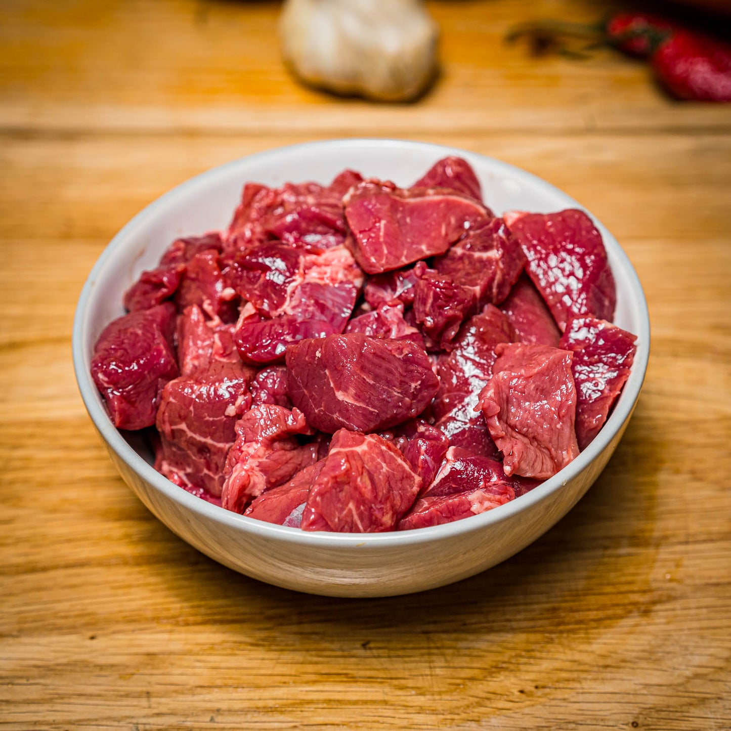 Organic Aberdeen Angus Stewing Steak - 500G