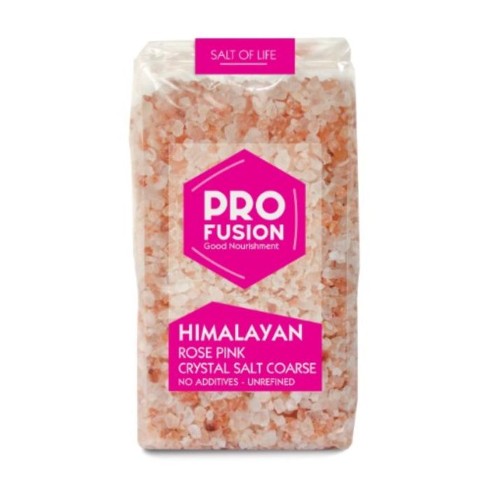Pro Fusion Himalayan Rose Pink Crystal Salt - Coarse - 500G
